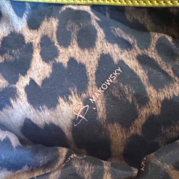 B. Makowsky Mustard Leather Tote - Picture 3 of 10